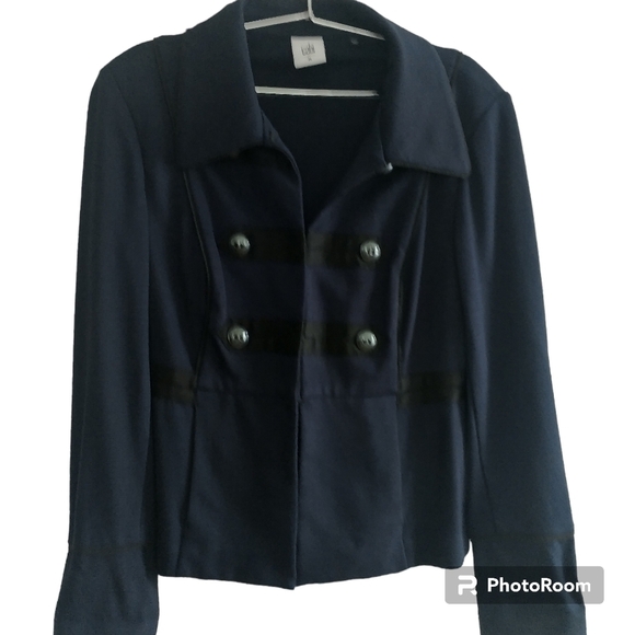 CAbi Jackets & Blazers - Cabi Navy In the Band Military Blazer M